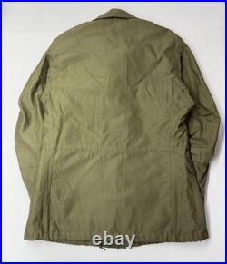 VINTAGE 1952 Date M-1951 FIELD JACKET Small Regular Korean War OG-07 WWII