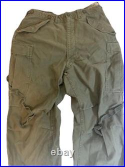 VINTAGE 50's US ARMY FIELD TROUSERS PANTS M51 M1951 KOREAN WAR SMALL REG