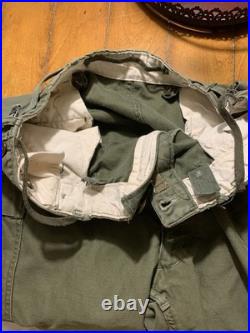 VINTAGE 50's US ARMY FIELD TROUSERS PANTS M51 M1951 KOREAN WAR SMALL REG