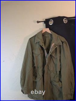 VINTAGE 50s KOREAN WAR M-1951 US Army Field Jacket Shell Size Small Regular GUC
