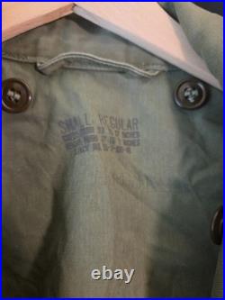 VINTAGE 50s KOREAN WAR M-1951 US Army Field Jacket Shell Size Small Regular GUC