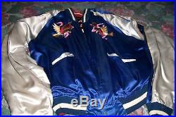 Vintage Korean War Youth Reversible Silk Embroidered Jacket