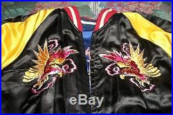 Vintage Korean War Youth Reversible Silk Embroidered Jacket