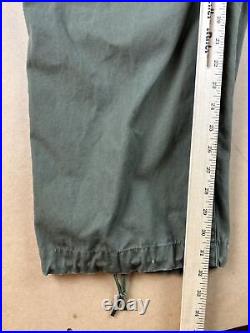 VINTAGE M-1951 Pants Mens Trousers Field Shell Large Long Korean War SKU3053