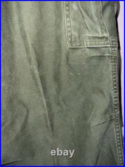 VINTAGE US ARMY KOREAN WAR M51 FIELD CARGO PANTS short medium
