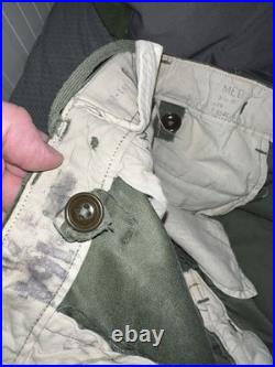 VINTAGE US ARMY KOREAN WAR M51 FIELD CARGO PANTS short medium