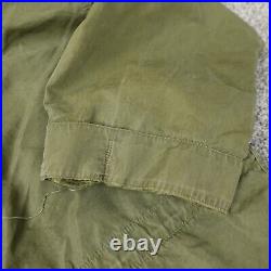 VINTAGE US Army Jacket Green Fishtail Parka Shell M1951 Korean War Military Coat