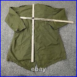 VINTAGE US Army Jacket Green Fishtail Parka Shell M1951 Korean War Military Coat