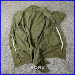 VINTAGE US Army Jacket Green Fishtail Parka Shell M1951 Korean War Military Coat