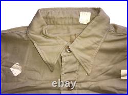 VINTAGE USMC SHIRT KOREA WAR ERA With CUTTER TAGS NOS 1940s 1950s WW2