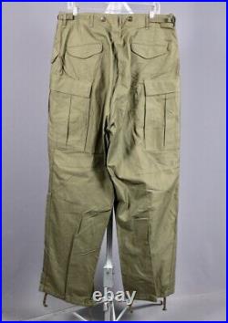 VTG 1950s Korean War US Army M-51 Field Cargo Pants Sz Medium Long 50s Trousers