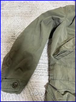 VTG 1950s US Military M-1947 M47 Parka Alpaca Pile Liner Medium Distressed