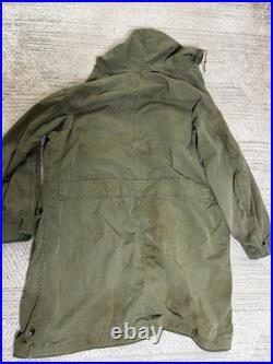 VTG 1950s US Military M-1947 M47 Parka Alpaca Pile Liner Medium Distressed
