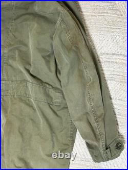 VTG 1950s US Military M-1947 M47 Parka Alpaca Pile Liner Medium Distressed