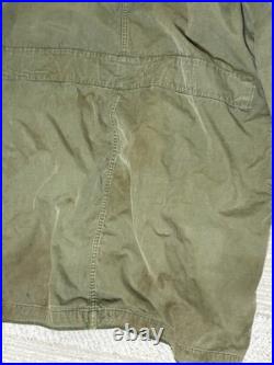 VTG 1950s US Military M-1947 M47 Parka Alpaca Pile Liner Medium Distressed