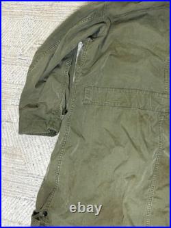 VTG 1950s US Military M-1947 M47 Parka Alpaca Pile Liner Medium Distressed