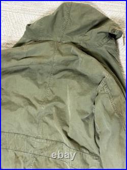 VTG 1950s US Military M-1947 M47 Parka Alpaca Pile Liner Medium Distressed