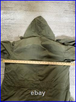 VTG 1950s US Military M-1947 M47 Parka Alpaca Pile Liner Medium Distressed