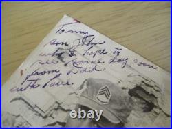 VTG 1951 KOREAN WAR PhotoPOIGNANT MessageAFRICAN American SERGEANT8th ARMY