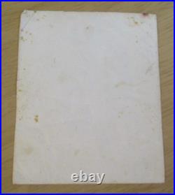 VTG 1951 KOREAN WAR PhotoPOIGNANT MessageAFRICAN American SERGEANT8th ARMY