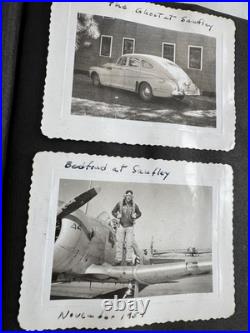 VTG 1951 USNR Photo Album Navy Flight Officer Training Barracks Korean War Era