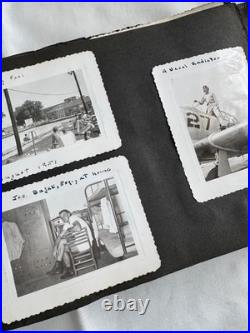 VTG 1951 USNR Photo Album Navy Flight Officer Training Barracks Korean War Era