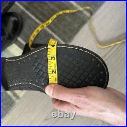 VTG 40s 50s US Army Military Jump Boots Brown Black Men's 8 R Korean War Named