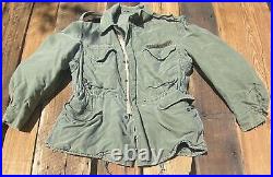 VTG 50s 1952 Korean War Military US 4th Army Combat Subdued M-51 Field Jacket