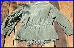 VTG 50s 1952 Korean War Military US 4th Army Combat Subdued M-51 Field Jacket