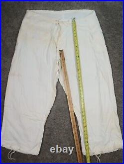 VTG 50s M-1950 Overwhite Field Trouser Mens M Oversized Pants Snow Gunner Smock