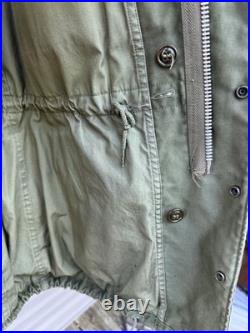 VTG 50s US Military M-1951 M51 Field Jacket OG-107 SZ Regular Small Dated 1943