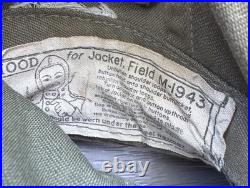 VTG 50s US Military M-1951 M51 Field Jacket OG-107 SZ Regular Small Dated 1943