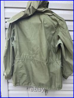 VTG 50s US Military M-1951 M51 Field Jacket OG-107 SZ Regular Small Dated 1943
