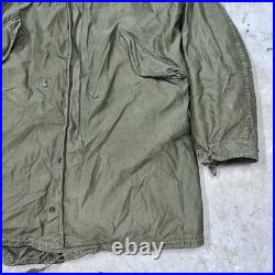 VTG Army Collector's Jacket Green Fishtail Parka M-1950 Korean World War 2