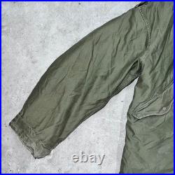 VTG Army Collector's Jacket Green Fishtail Parka M-1950 Korean World War 2
