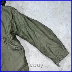 VTG Army Collector's Jacket Green Fishtail Parka M-1950 Korean World War 2