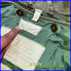 VTG Army Collector's Jacket Green Fishtail Parka M-1950 Korean World War 2