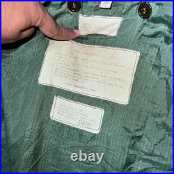 VTG Army Collector's Jacket Green Fishtail Parka M-1950 Korean World War 2