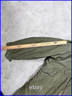 VTG Army Collector's Jacket Green Fishtail Parka M-1950 Korean World War 2
