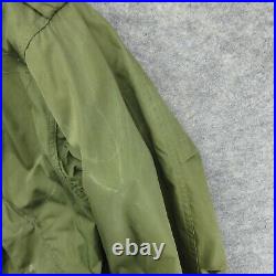 VTG M-1951 Jacket Mens Small Green Parka Fish Tail Mohair Liner Fur Hood US Army