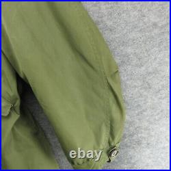 VTG M-1951 Jacket Mens Small Green Parka Fish Tail Mohair Liner Fur Hood US Army