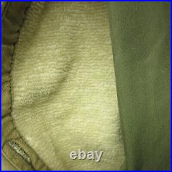 VTG M-1951 Jacket Mens Small Green Parka Fish Tail Mohair Liner Fur Hood US Army