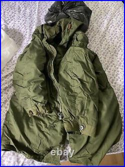 VTG M-1951 M51 Korean War Fishtail Parka Complete With Liner And Hood S SMALL