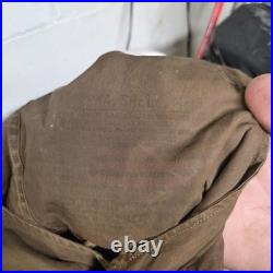 VTG M-1951 M51 Korean War Fishtail Parka With Liner Brown Color 50s Original