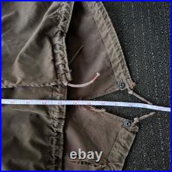 VTG M-1951 M51 Korean War Fishtail Parka With Liner Brown Color 50s Original