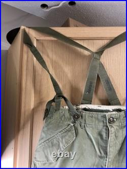 VTG M-1951 US Army Military 50s OG Field Trousers M51 Cargo Pants SMALL-REGULAR