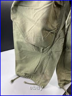 VTG M-1951 US Army Military 50s OG Field Trousers M51 Cargo Pants SMALL-REGULAR