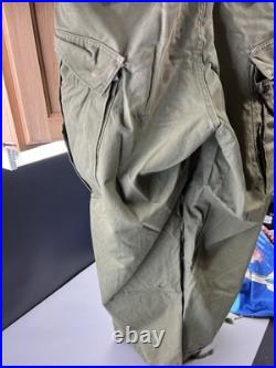 VTG M-1951 US Army Military 50s OG Field Trousers M51 Cargo Pants SMALL-REGULAR