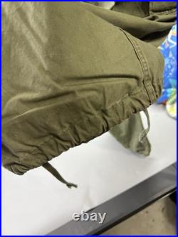 VTG M-1951 US Army Military 50s OG Field Trousers M51 Cargo Pants SMALL-REGULAR
