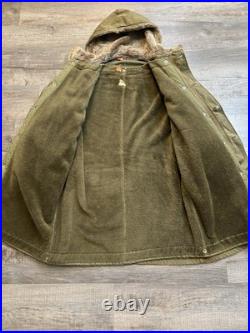 VTG M1947 US Military Parka Med With Liner Korean War Salty Army USMC